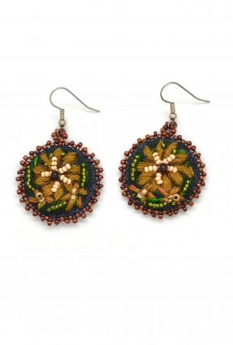 Denim Flor Earrings Denim Flor Earrings